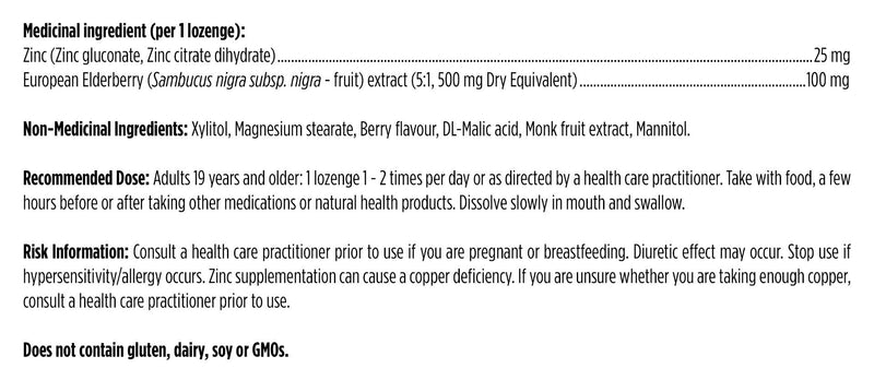 Immuno-Zn Lozenge