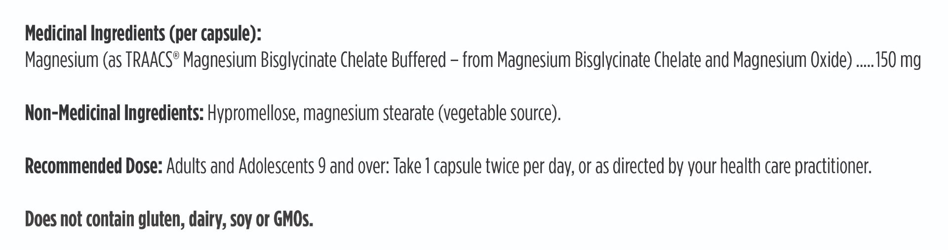 Magnésium Glycinate Complex (Anciennement Chelate)