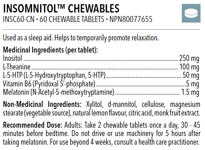 Insomnitol Chewables