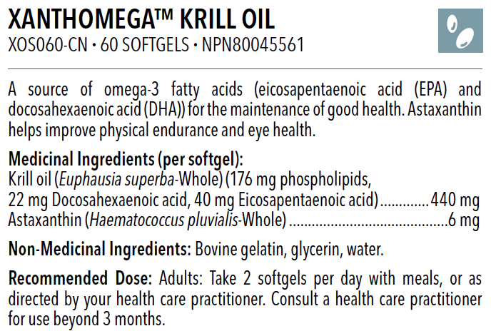 XanthOmega Krill Oil